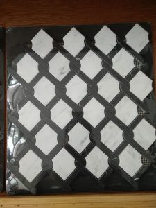 Oriental white & Nero marquina