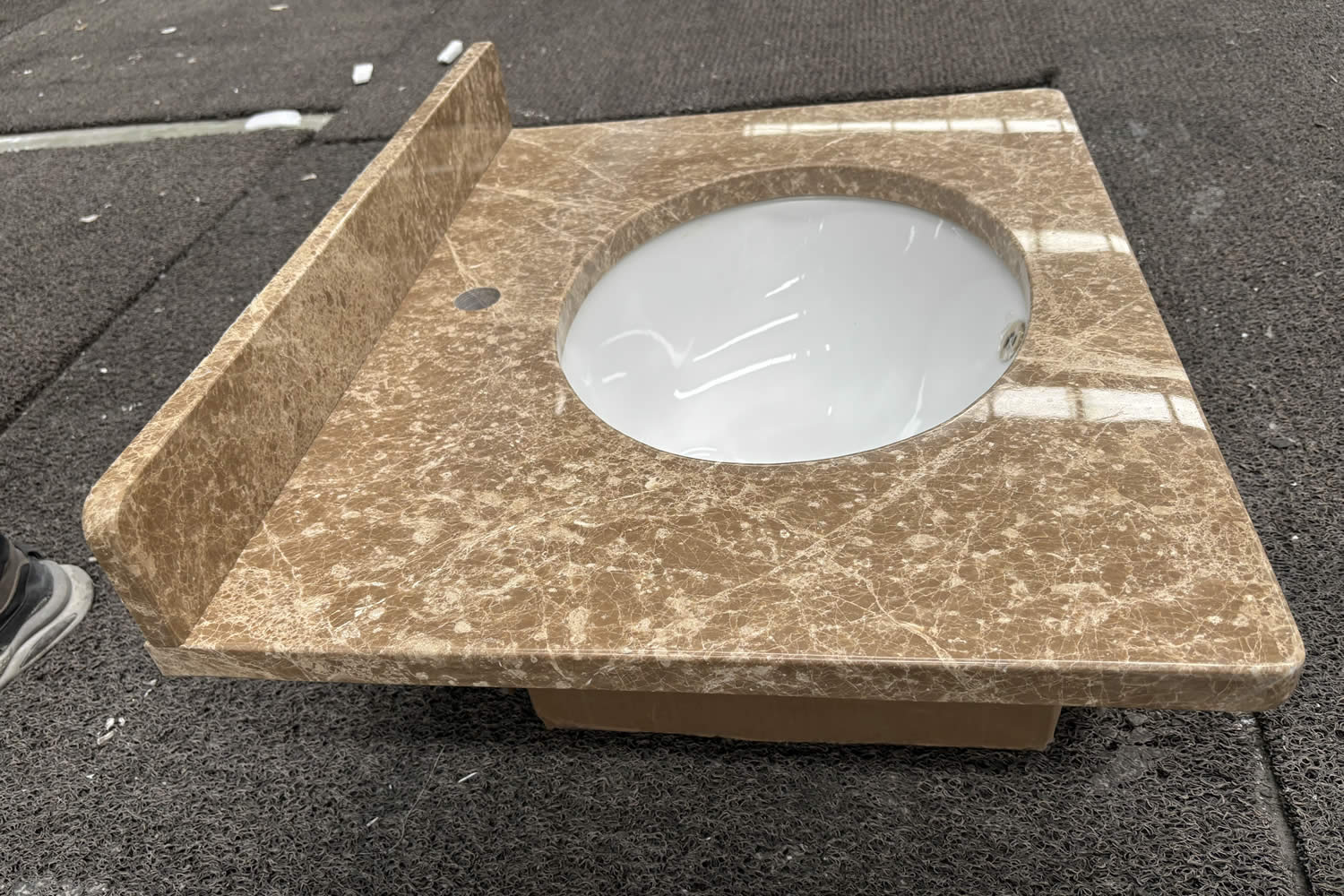 Light Emperador Vanity Top