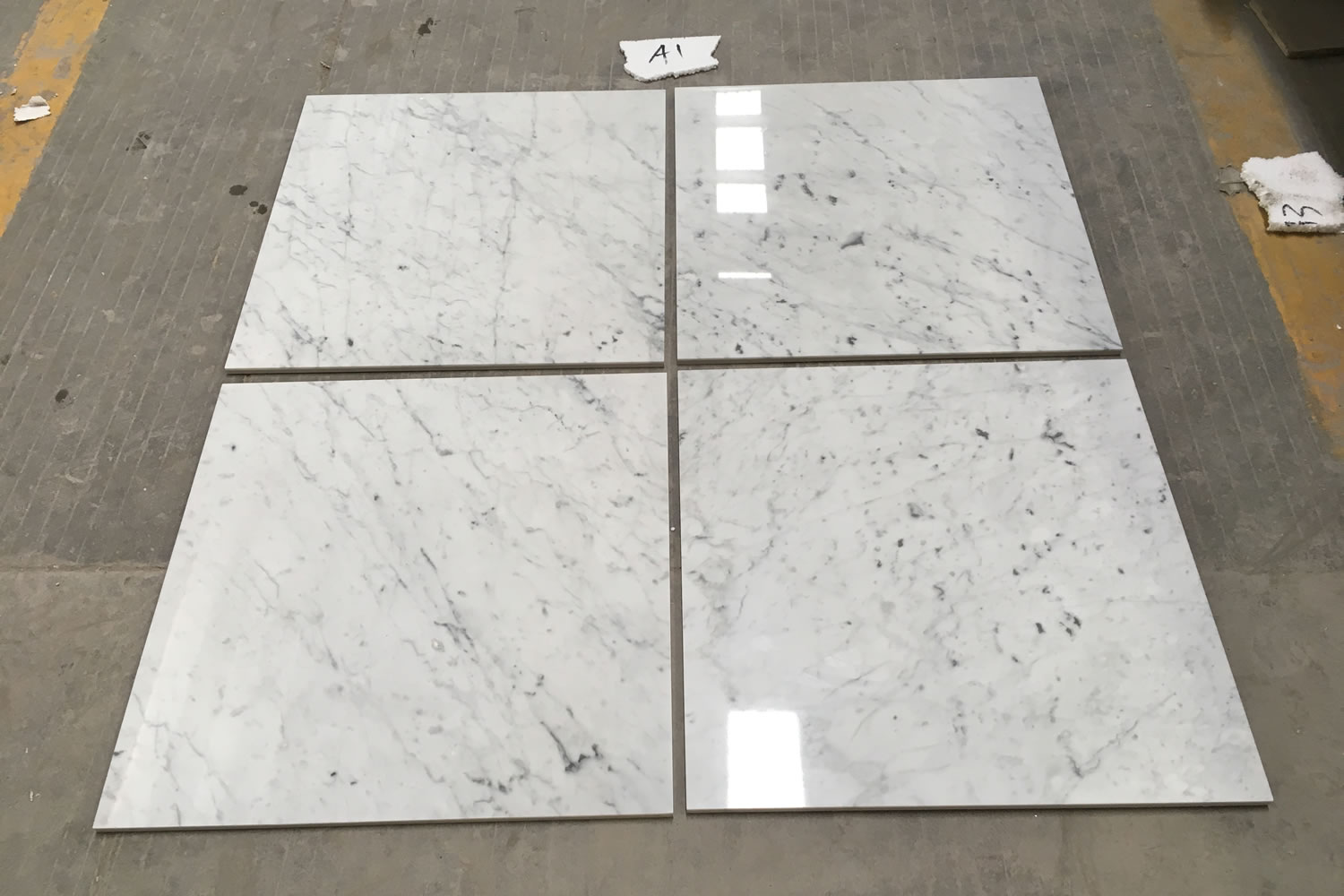 Carrara White Marble Ceramic Composite