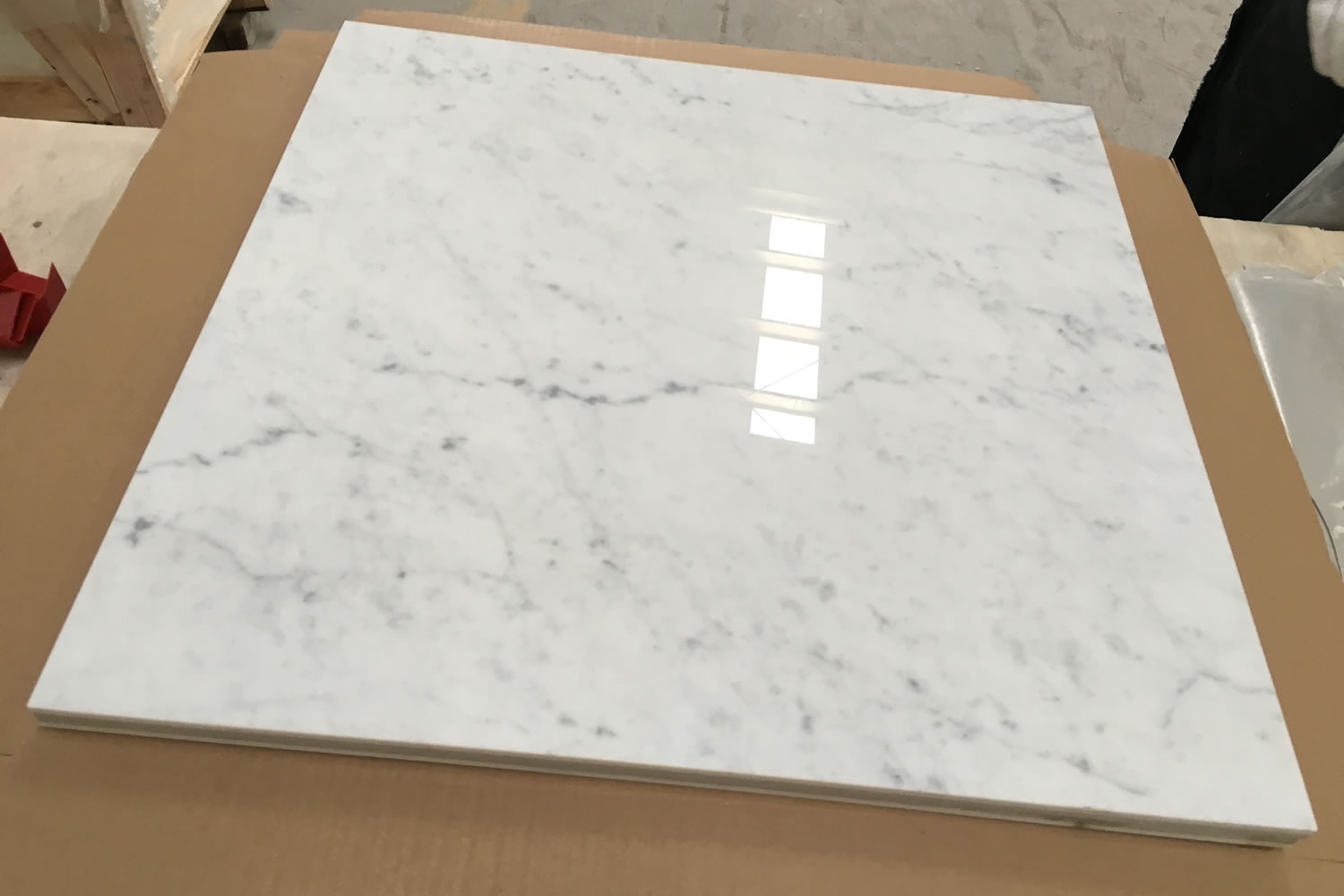 Carrara White Marble Ceramic Composite