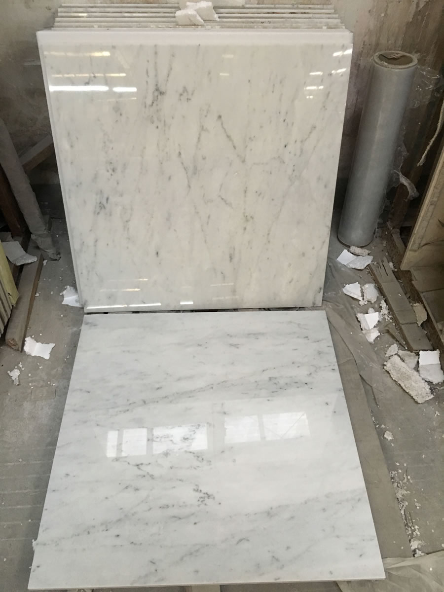 Carrara White Marble Ceramic Composite