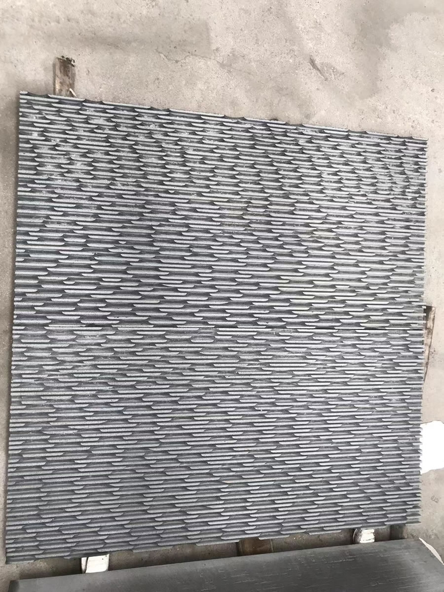 Black Stone in Waterfall Texture